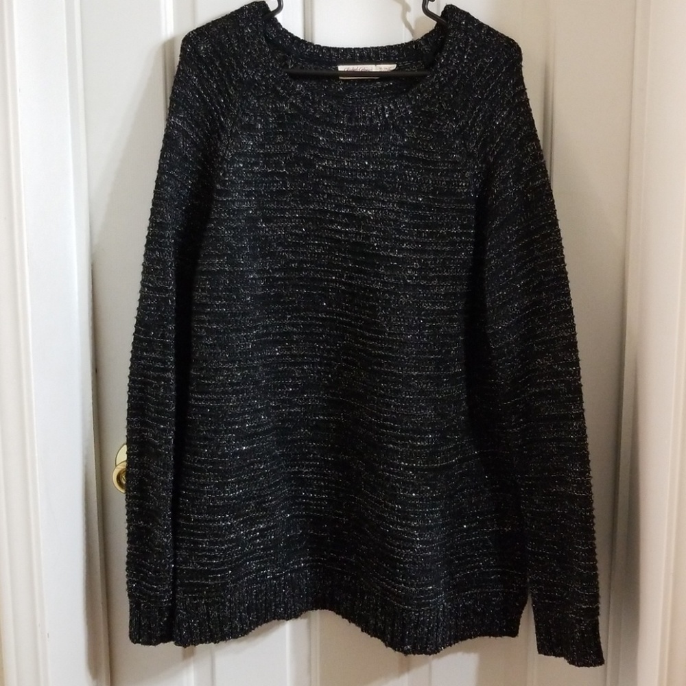Black sparkly sweater